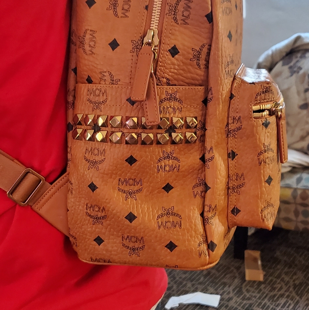 Stark Side Studs Backpack in Visetos